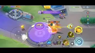cinderace stopping dragonite with buddy barrier and score shield from scoring  | Pokemon unite