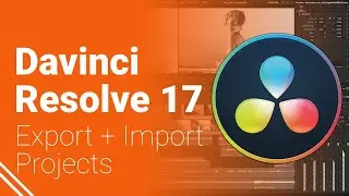 Davinci Resolve 17 - Export + Import Projects