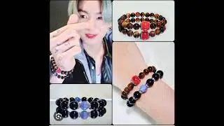 Bts Jung kook Bracelet 💜 || Beads n Thread ||