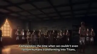 Attack on Titan Season 1 Ending Scene