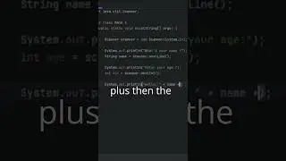 How to take User Input in Java with Scanner  #java #coding #tutorial #scanner