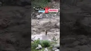 Flood Kullu Manali 2025 #kullumanali