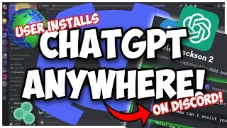 [NEW] - How to use CHATGPT ANYWHERE on Discord with your Discord Bot! || Discord.js V14