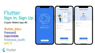 Flutter Auth Page (Bloc, Freezed, Injectable, Firebase) - Speed Code [Crypto Wallet App #2]