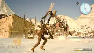 FINAL FANTASY XV - Episode Prompto DLC - MA-X Angelus Casus Level 99 Superboss Fight (1080p 60fps)