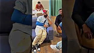 Hasan Met Shadab Khan After His Surgery #shorts #cricket #shadabkhan