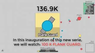100K with EVERY TANK : Flank Guard | Diep.io