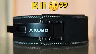 Is This The Best Budget Powerlifting Belt? Kobo 10mm Leather Lever Belt Review! | The Barbell Biceps