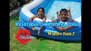 Inflatable Swimming Pool For Kids & Adults - Summer backyard water fun.!