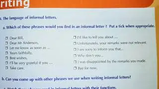 ticket 2english 2bac (unit6)( how to write an informal letter )page 90-91 تصحيح تمارين صفحة