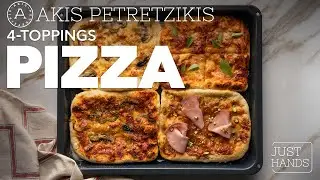 4-Toppings Pizza | Akis Petretzikis
