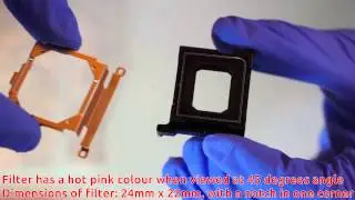 Removing the IR filter from the Nikon 1 S1 system camera