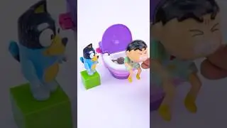Удовлетворённые распаковка и обзоры игрушек Bluey, Shin-chan. Видео