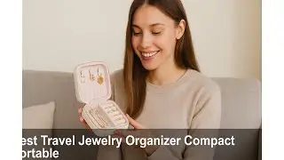 💍 Дорожный органайзер для украшений BAGSMART | Лучший компактный портативный дорожный органайзер ...