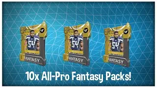 10x ALL-PRO FANTASY PACK OPENING! I PULLED SOME HEAT!