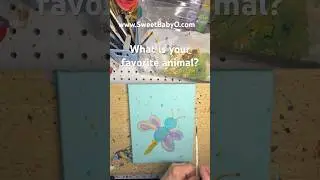 Painting with my autistic son Owen sharing our journeys with breast cancer and autism