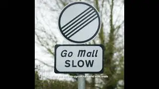 Rural Speed Limits Sign - 1:1