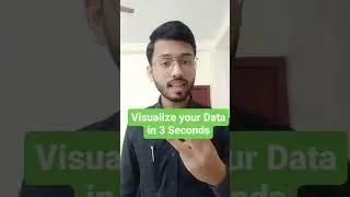 Visualize you Excel Data in 3 seconds #excel #shortcut #trick #tutorial
