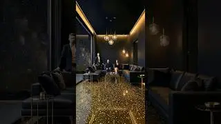 THIS FLOOR IS INSANE 😱 Golden Galaxy Embedded Epoxy Floor &ndash; Frozen Starry Night Luxury Reveal! ✨🌌⭐