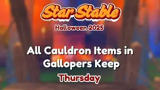 All Cauldron Item Locations 🎃 Gallopers Keep ✨ Thursday✨ Star Stable Halloween 2025