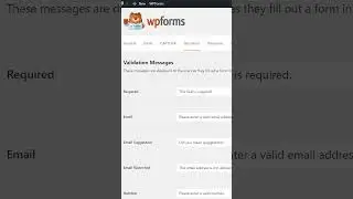 Customize Your WordPress Form's Validation Messages