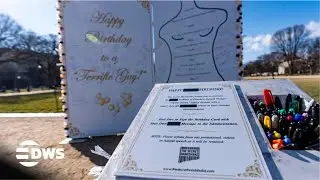 WATCH: Epstein Birthday Card Art Installation at National Mall &ndash; Trump Signed Exhibit | AC15
