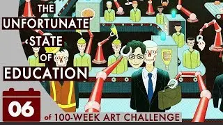 The Unfortunate State of Education - Illustration (100-Week Art Challenge #6)