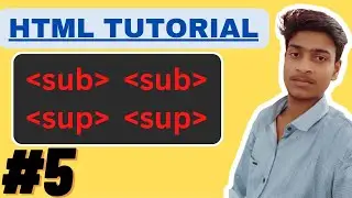 Superscript Tag and Subscript Tag ! HTML Course Part 5 #coding #programming #contentresources