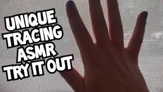 ASMR | Tracing People through the blinds as they walk by the window