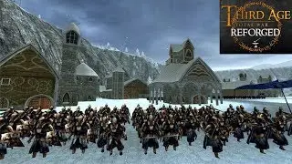 WINTER SIEGE OF RIVENDELL (Siege Battle) - Third Age: Total War (Reforged)