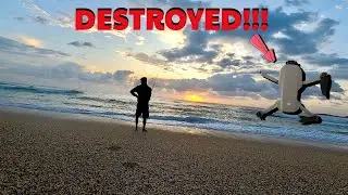 I destroyed my DJI mini 2 | Fishing jewfish | camping with the Boyz pt.2 | Pebbly beach