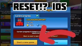HOW TO RESET/MAKE ACCOUNTS IN PIXEL GUN 3D IOS VERSION.