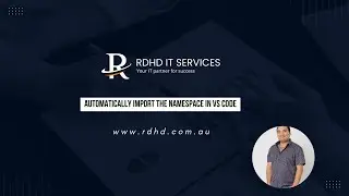 Automatically import the namespace of a class in VS code.