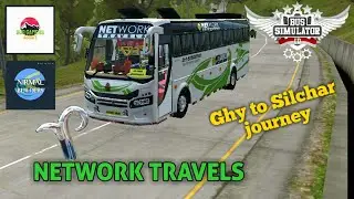 NETWORK TRAVELS (LOVE IN TOKYO) || PRAKASH BUS MOD || GHY TO SILCHAR JOURNEY IN BUSSID || GAMEPLAY