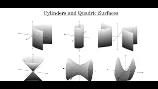 Cylinders and Quadric Surfaces