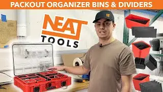 Milwaukee PACKOUT Organized with Neat Tools Divider Bins