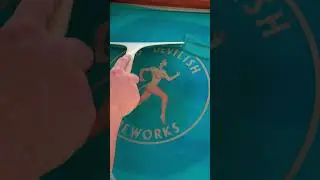 &bull;&bull;&bull; using a silk screen to add coloured slip to pottery