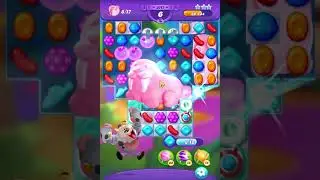 Candy Crush Friends Saga Level 3717 Get 2 Stars, 22 Moves Complete