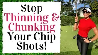 How To Stop THINNING And CHUNKING Your Chips Shots - Golf Fitness Tips!