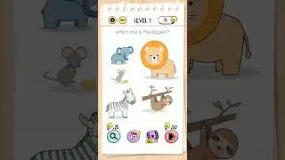 👉 Brain Test: Tricky Puzzles 🧠✨ 🎮 level 1- Solution #脑力测试 #脑筋急转弯 #益智游戏 #烧脑游戏 #解谜游戏 #智力游戏 #脑洞大开 #game