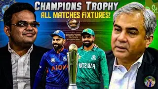 ICC Champions Trophy Schedule Announced! | Pakistan vs India | Hybrid Model!