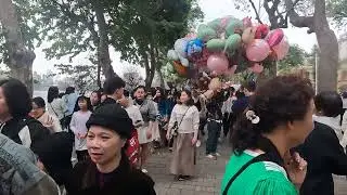 1 february 2025 Walk in Hanoi, Vietnam