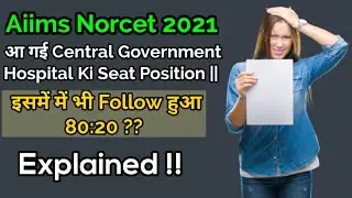 Aiims Norcet 2021||