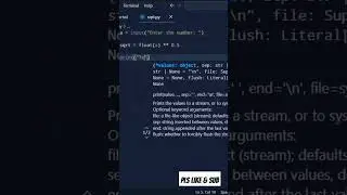 Python program to calculate square root of any number #shorts #coding #programming