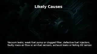 P0171 &ndash; System Too Lean (Bank 1) | Symptoms, Causes & Fixes