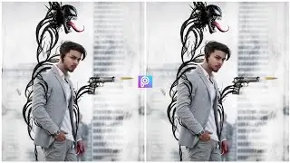 Venom photo editing tutorial PicsArt Lightroom #vijaymahar #editing