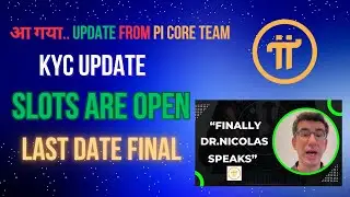 PI update | Dr.Nicolas Kokkalis | X Tweet | Latest | KYC decline | Slot