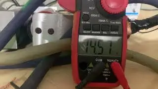 Ampere Audio AA 7500 1D amp dyno at 1 ohm