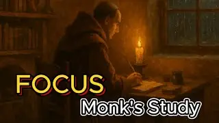 Medieval Monk's Study Ambience - Focus & Relax with Monastery Sounds
