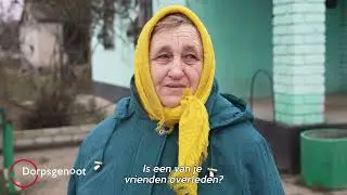 De burgemeester en haar dorpsgenoot uit Lupareve vertellen over de gevolgen van de oorlog.